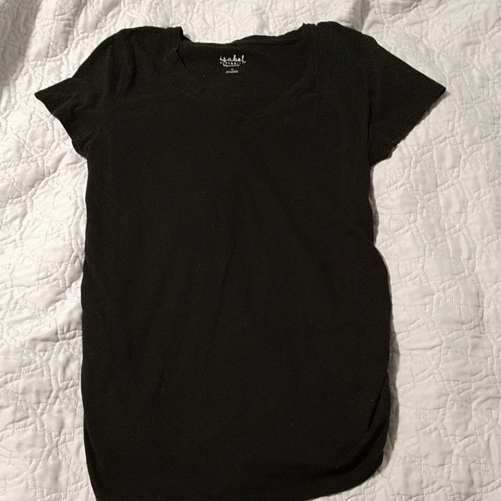 Black maternity top